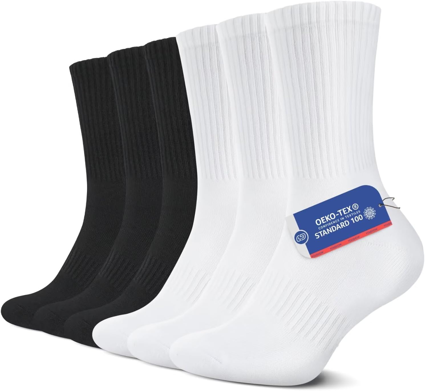 Sportsocken: für Damen, für Herren, halbhoch, aus Baumwolle